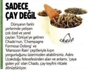 Sadece Çay Değil | Chado Tea